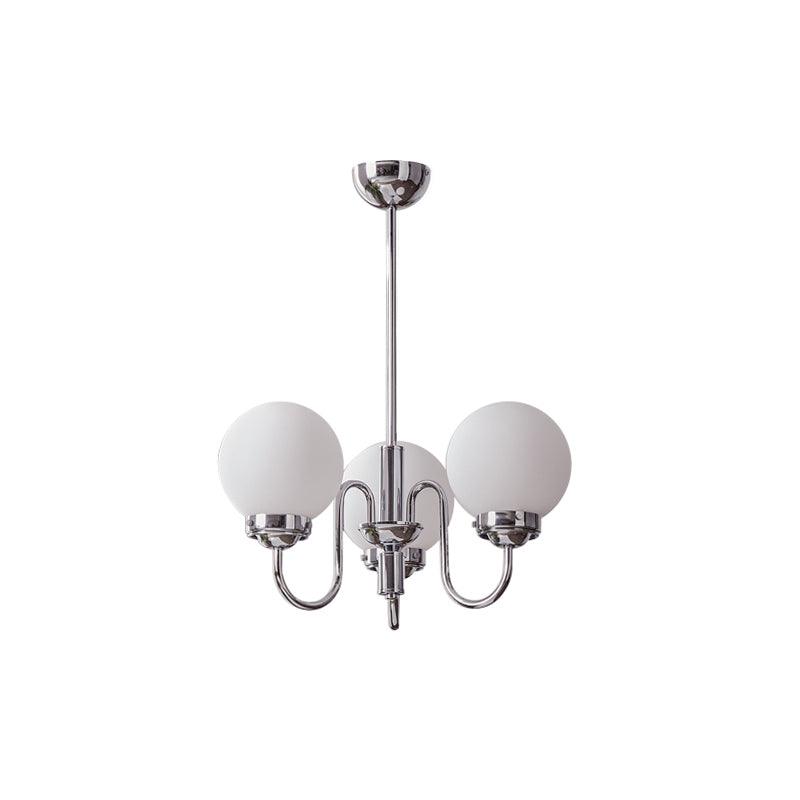 Lustra Kronleuchter Globe Chrom Vintage-Letslighting