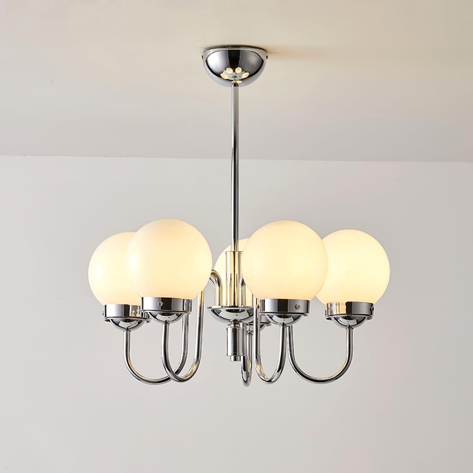 Lustra Kronleuchter Globe Chrom Vintage-Letslighting