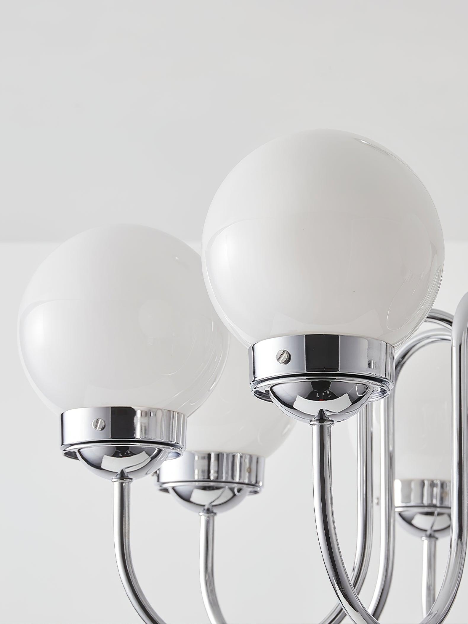 Lustra Kronleuchter Globe Chrom Vintage-Letslighting