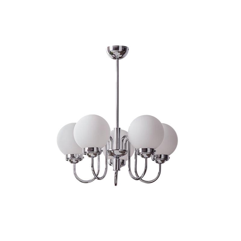 Lustra Kronleuchter Globe Chrom Vintage-Letslighting