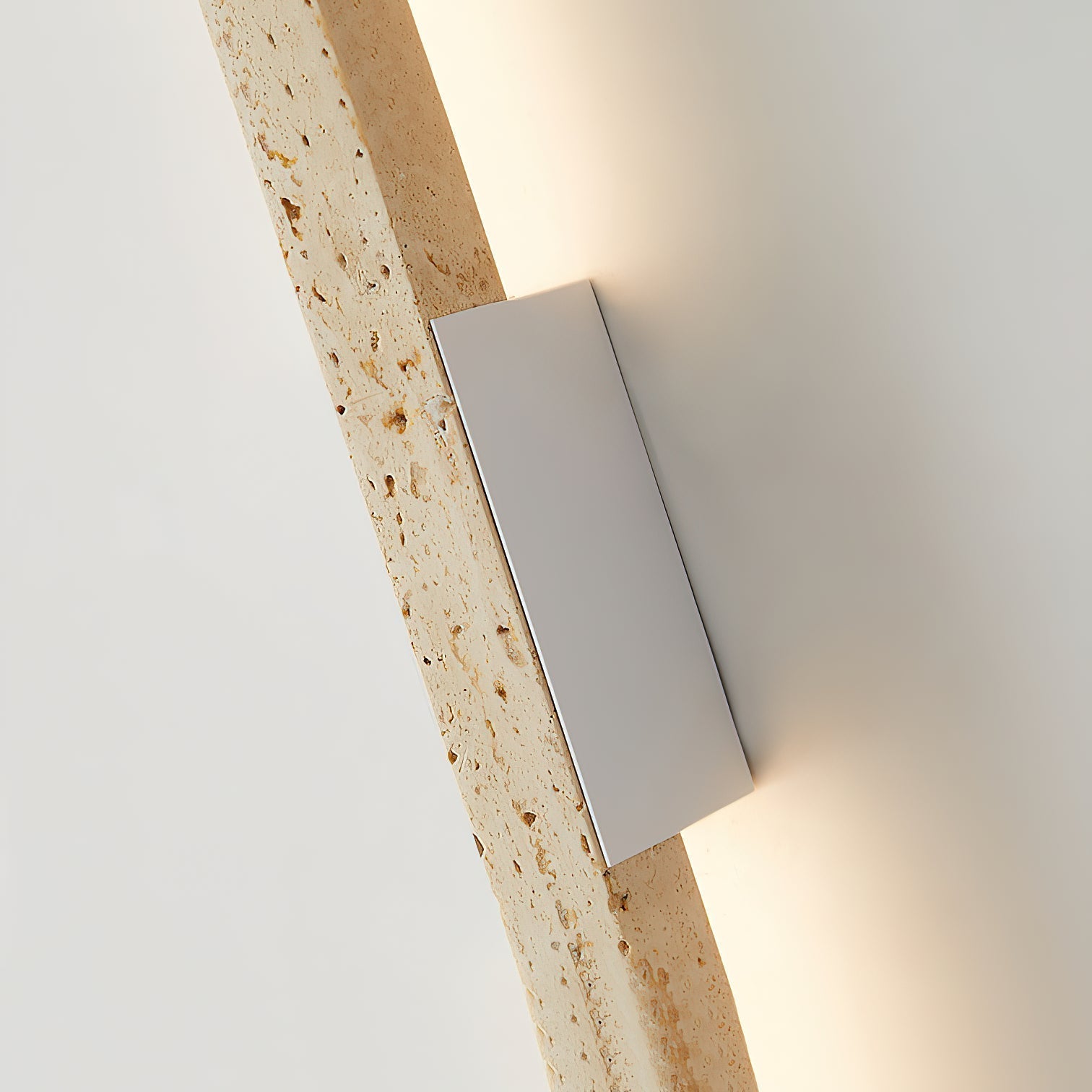 Vivyna Modern Minimalist Travertine Wall Lamp - Letslighting