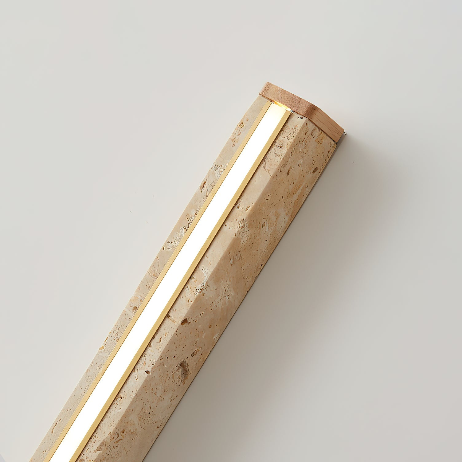 Vivyna Modern Minimalist Travertine Wall Lamp - Letslighting