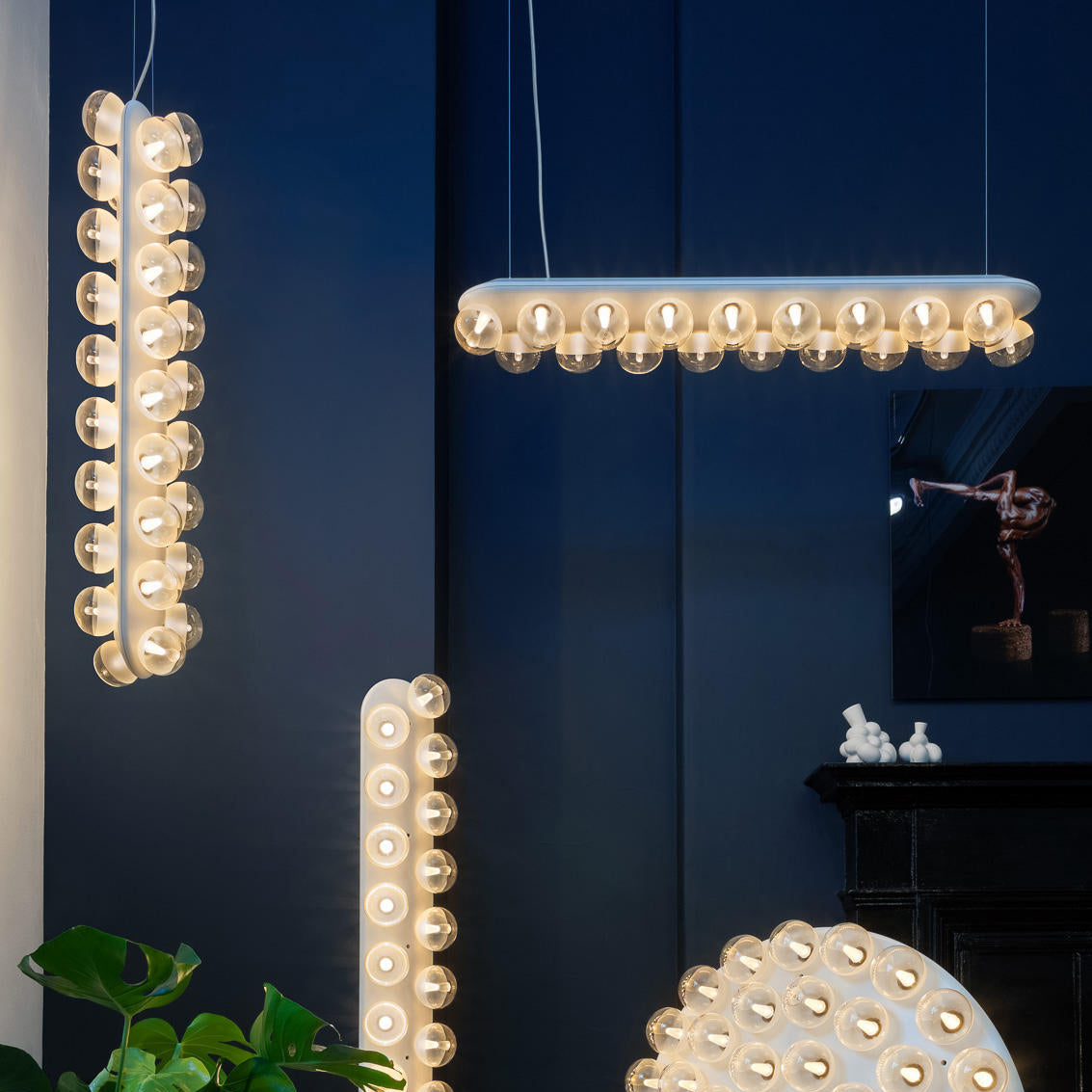 Ulvinos Individual Creativity Resin Glass Chandelier - Letslighting