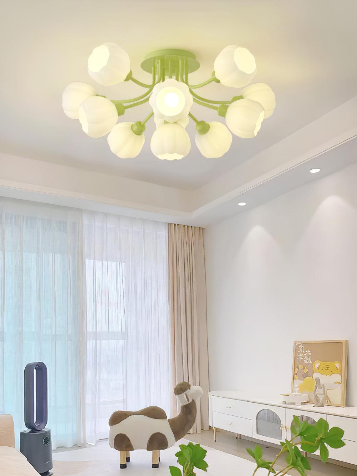 Zenorarae Elegance Matcha Glas Deckenleuchte-Letslighting