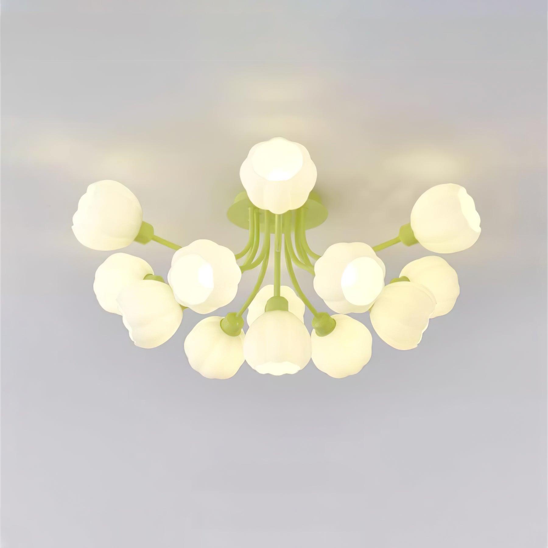 Zenorarae Elegance Matcha Glas Deckenleuchte-Letslighting