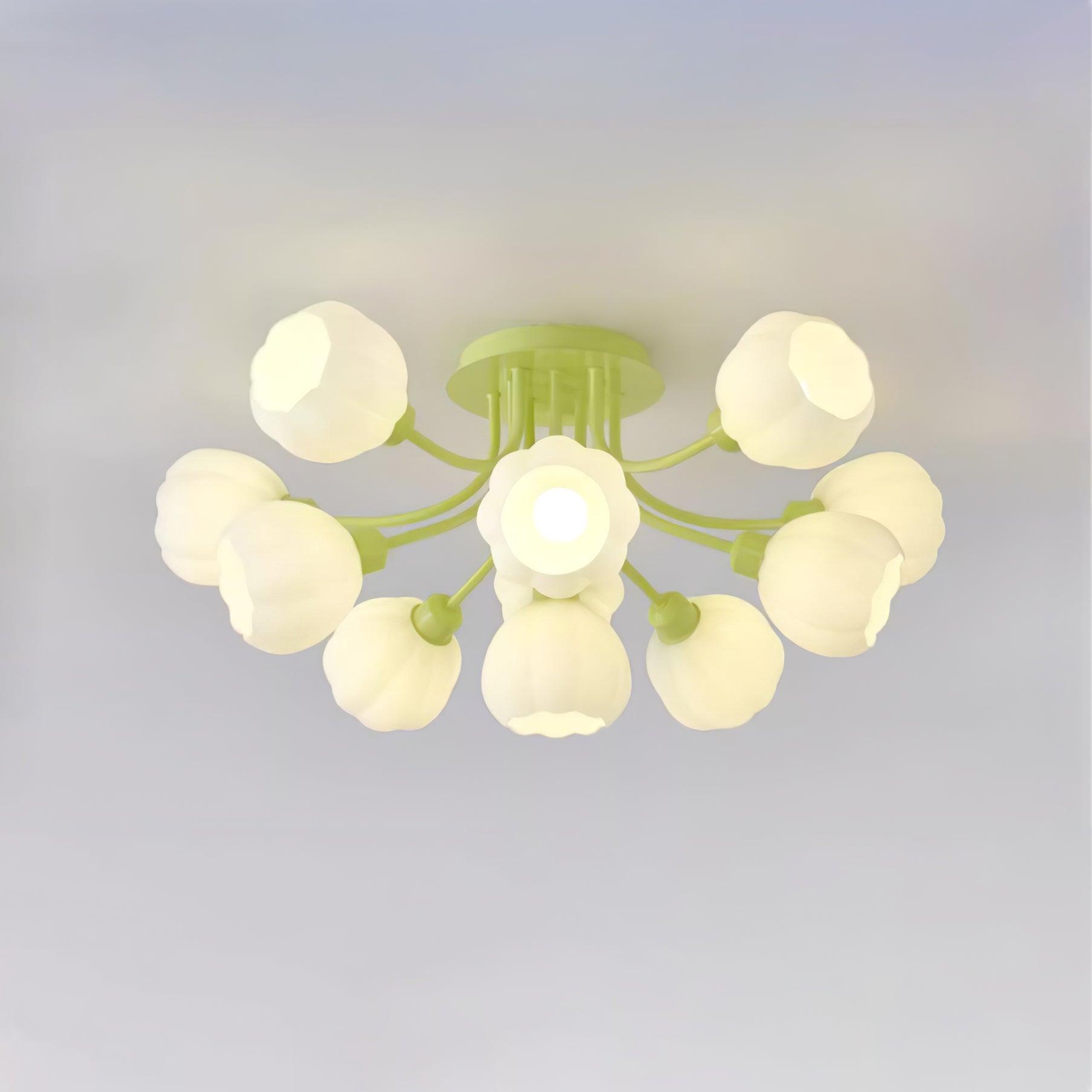 Zenorarae Elegance Matcha Glas Deckenleuchte-Letslighting