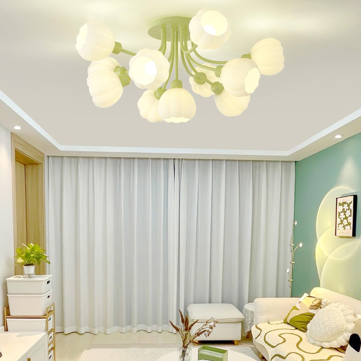 Zenorarae Elegance Matcha Glas Deckenleuchte-Letslighting