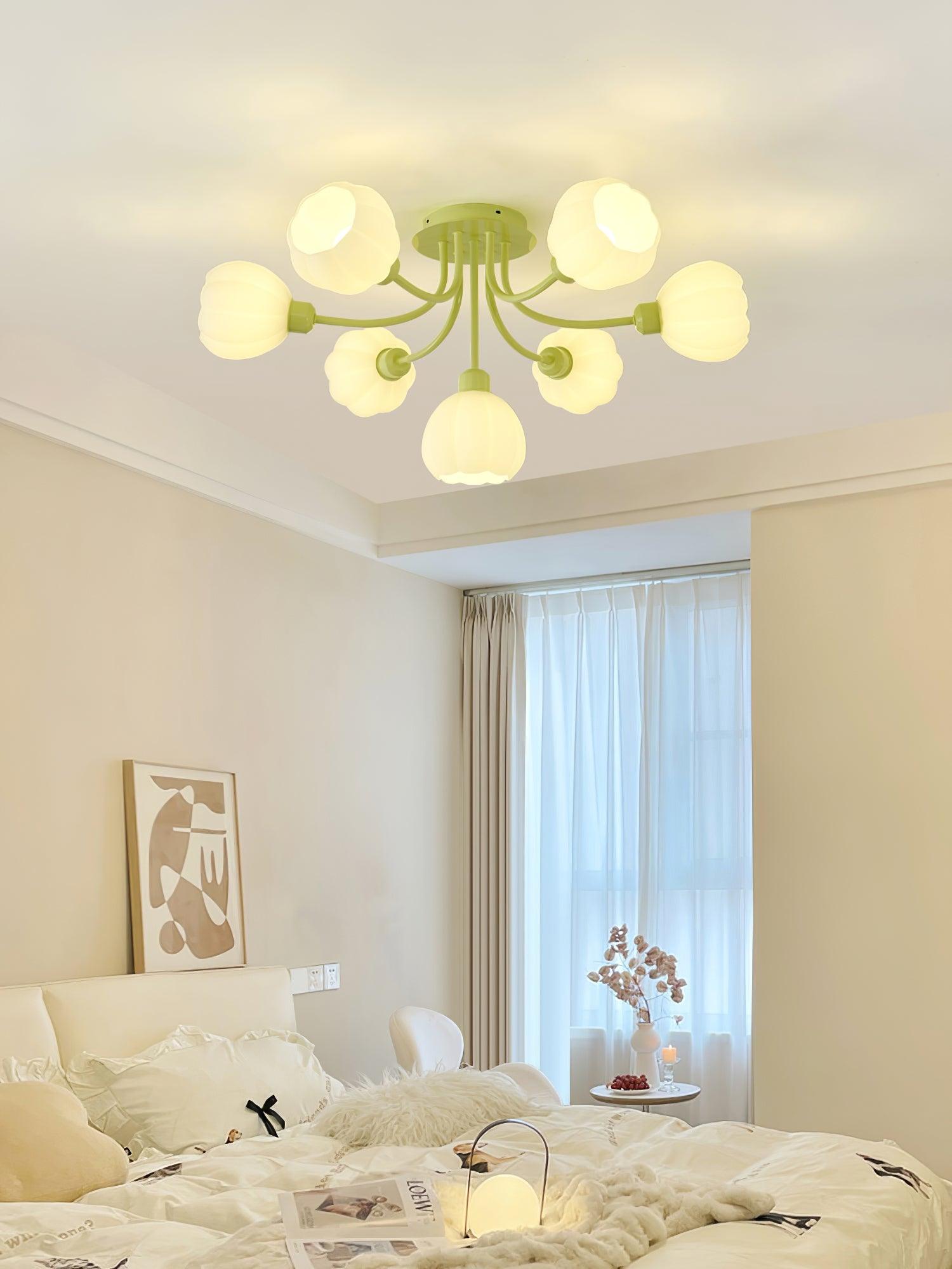 Zenorarae Elegance Matcha Glas Deckenleuchte-Letslighting