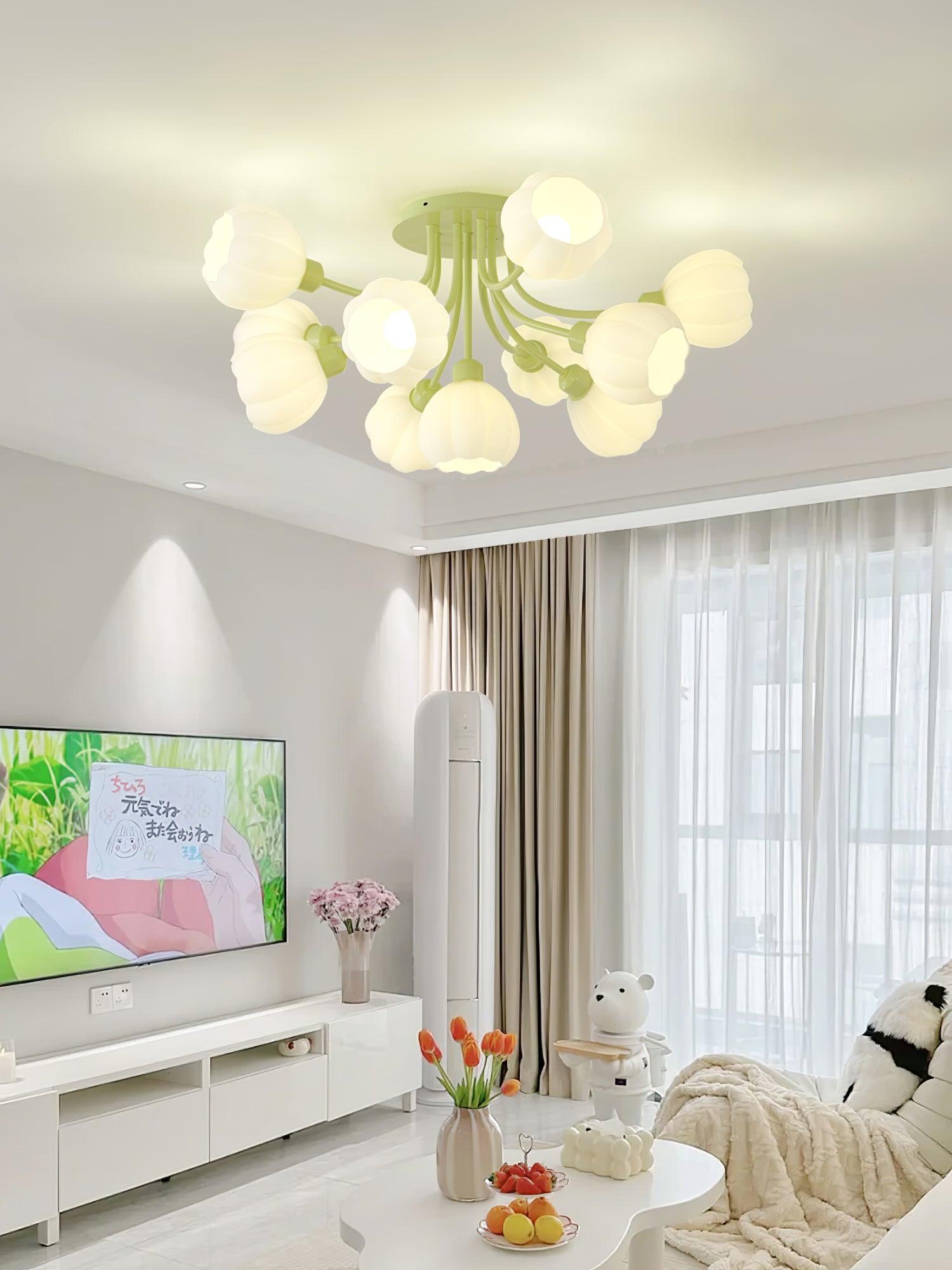 Zenorarae Elegance Matcha Glas Deckenleuchte-Letslighting