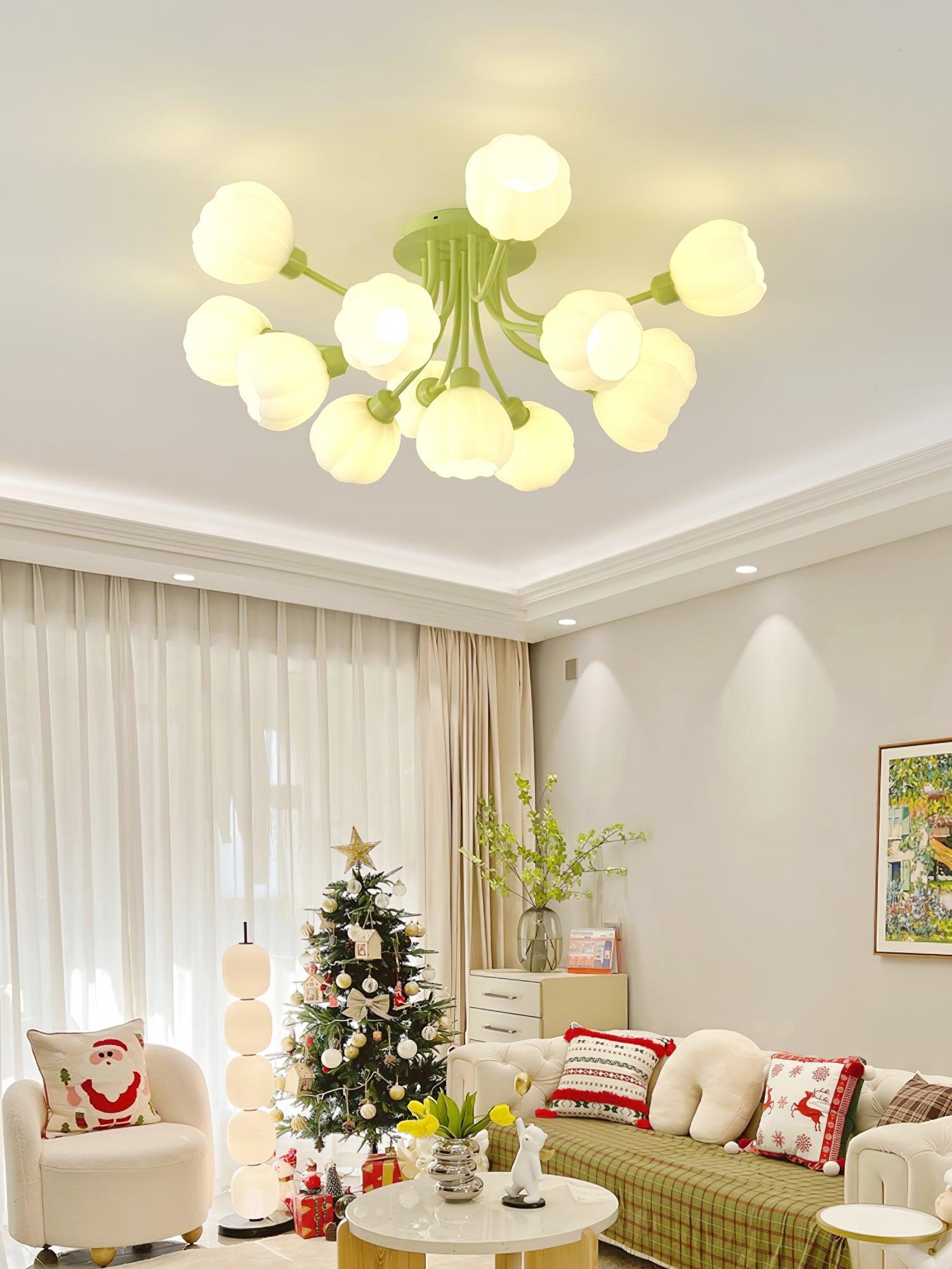 Zenorarae Elegance Matcha Glas Deckenleuchte-Letslighting
