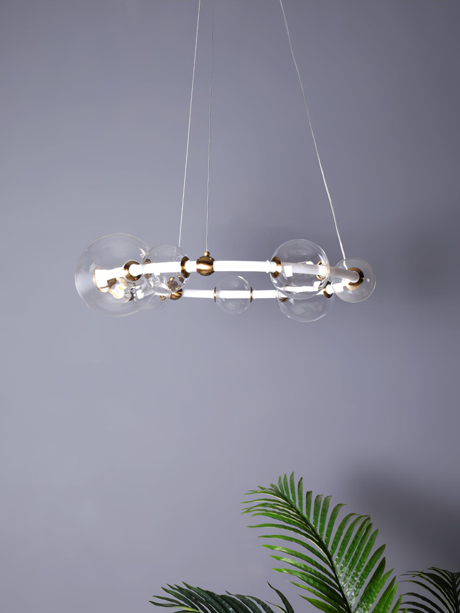 Lustra Kronleuchter Bubble Clear Ring Minimalist-Letslighting