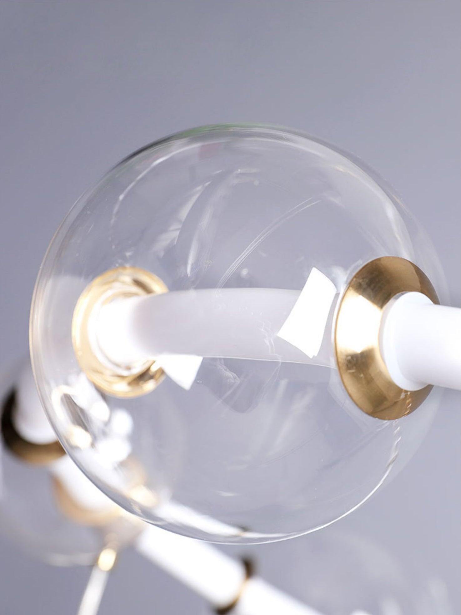 Lustra Kronleuchter Bubble Clear Ring Minimalist-Letslighting