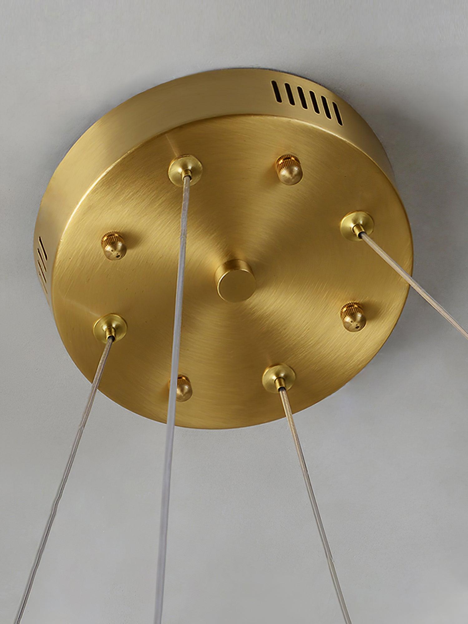 Symiria Luxury Alabaster Ring Pendant Light - Neutralighting