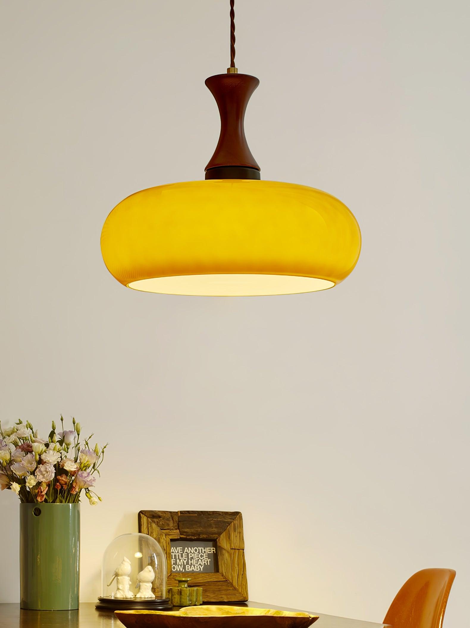 Cadenza Holz Retro Pendelleuchte-Letslighting