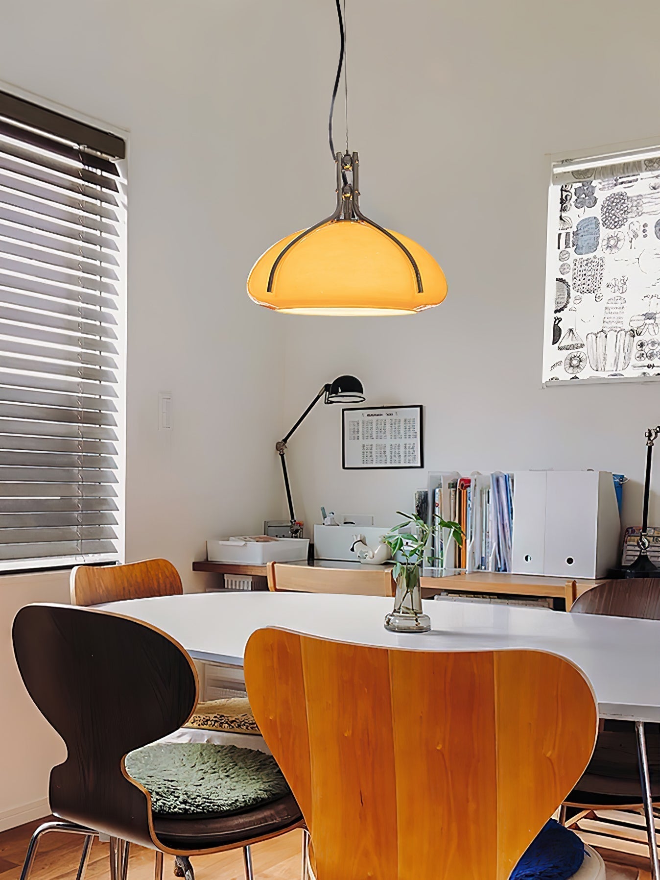 Ernorora Premium Nordic Art Glas Pendelleuchte-Letslighting
