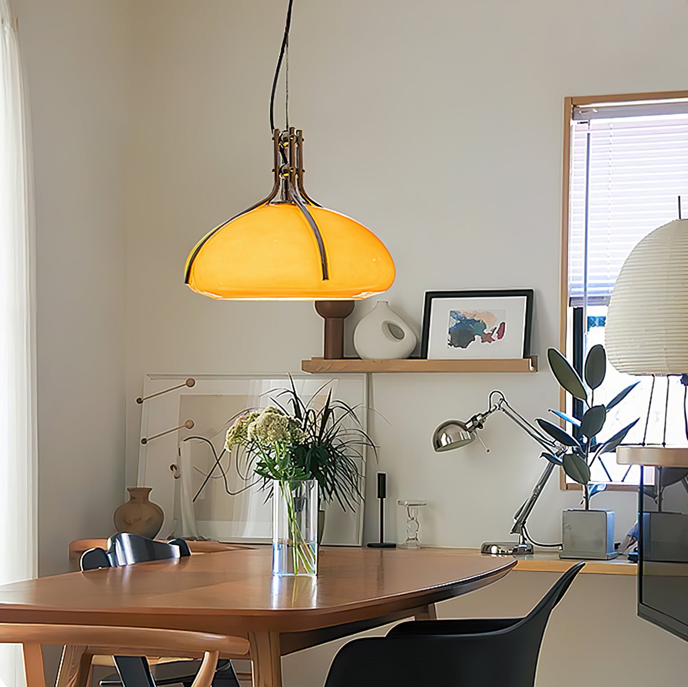 Ernorora Premium Nordic Art Glas Pendelleuchte-Letslighting