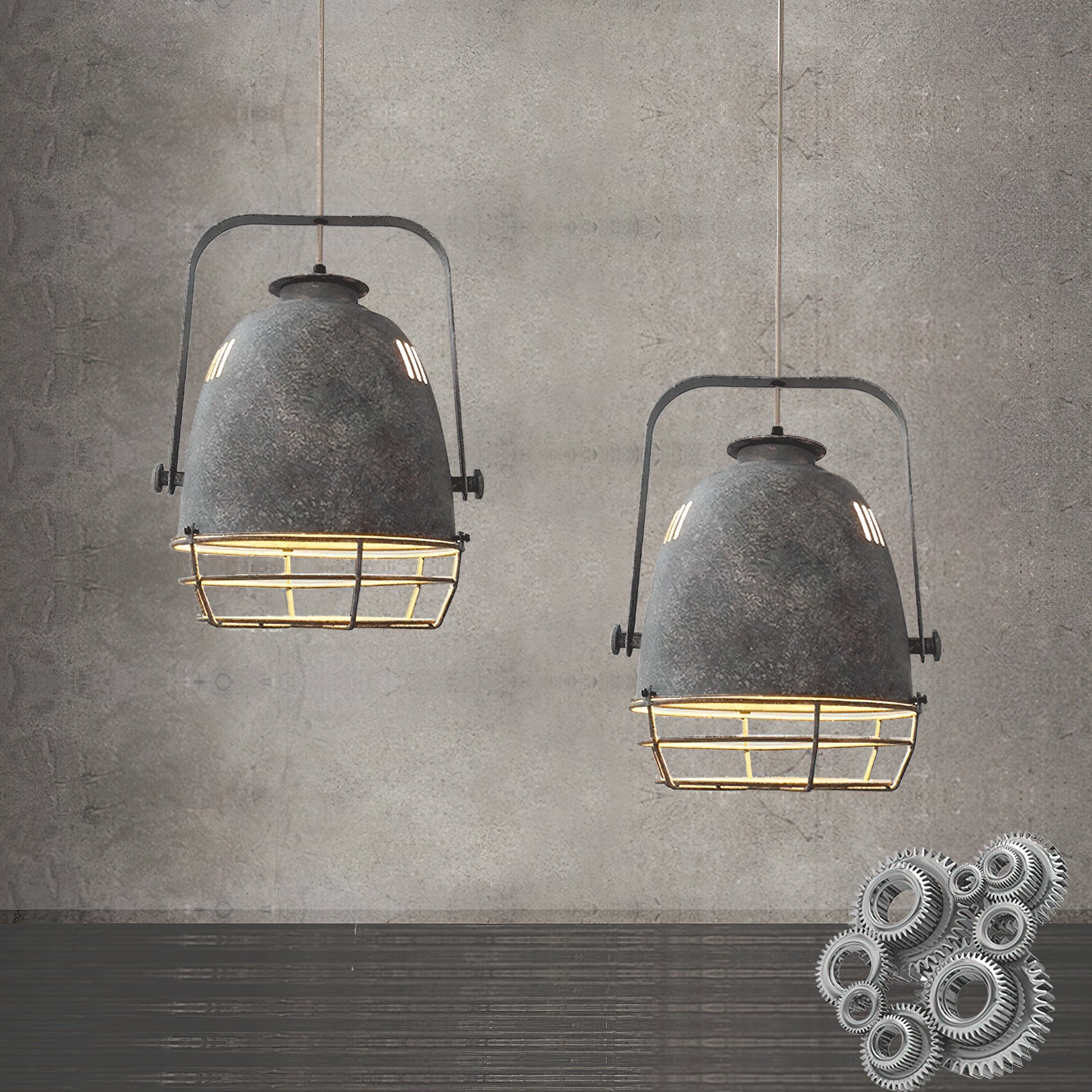 Cenore Vintage Industrial Pendelleuchte-Letslighting