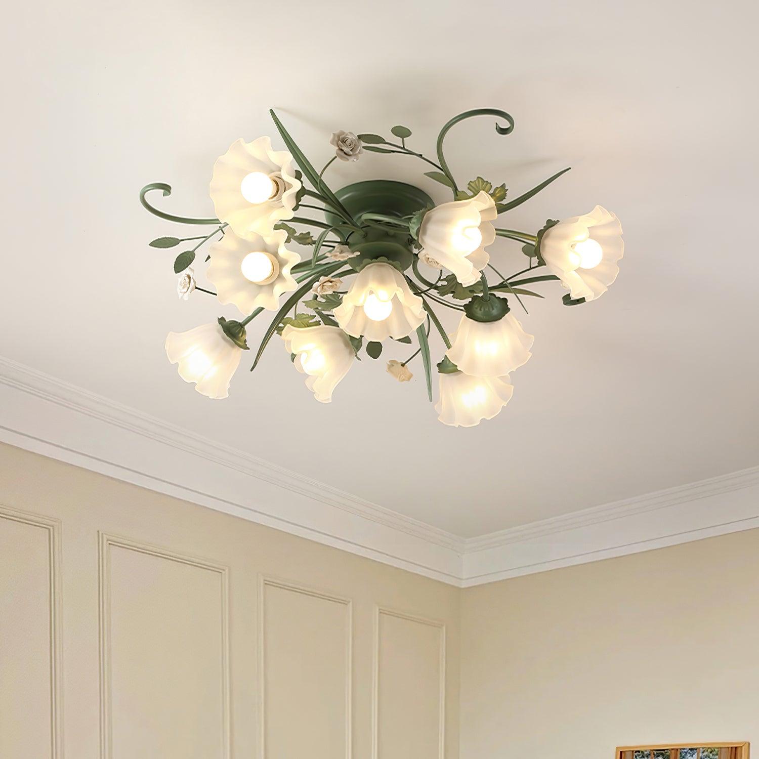 Nylirir Einzigartige Kunst-Klassiker-Deckenleuchte aus Keramik-Letslighting