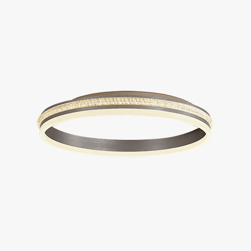 Arisha Modern LED Deckenleuchten Dimmbar Ring Weiß Wohnzimmer Metall