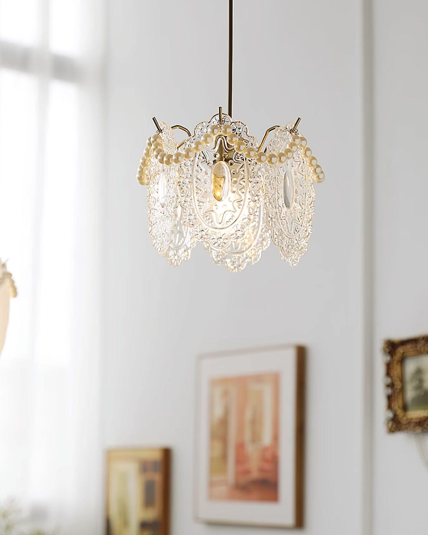 Elysia Pendelleuchte s Glas Perlen Dekoration-Letslighting