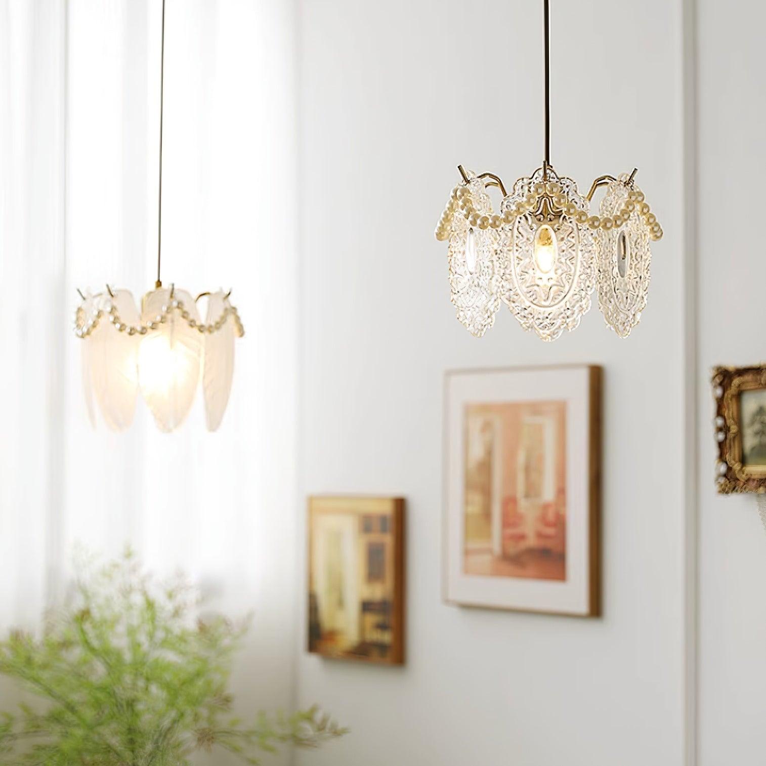 Elysia Pendelleuchte s Glas Perlen Dekoration-Letslighting