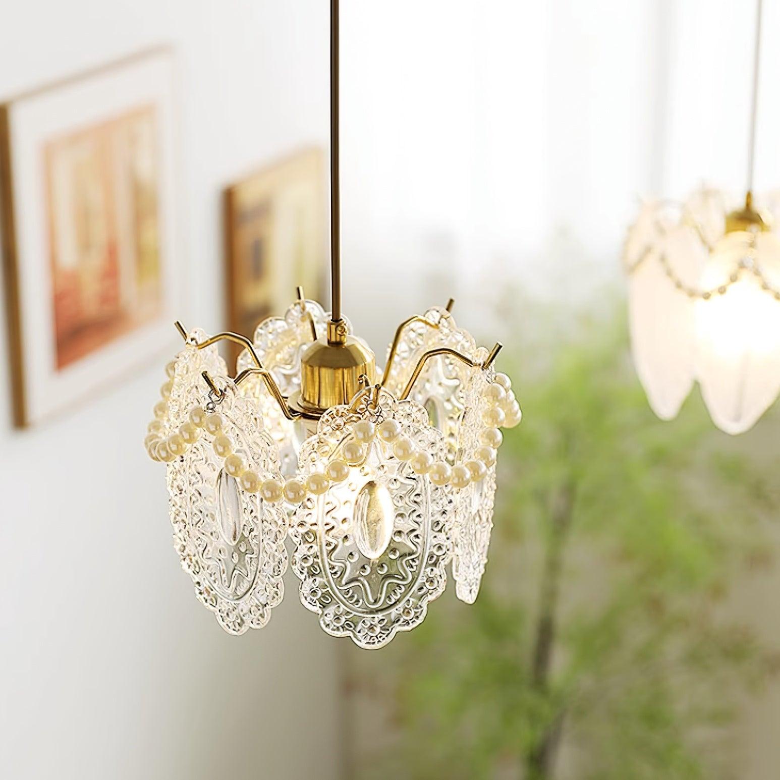 Elysia Pendelleuchte s Glas Perlen Dekoration-Letslighting