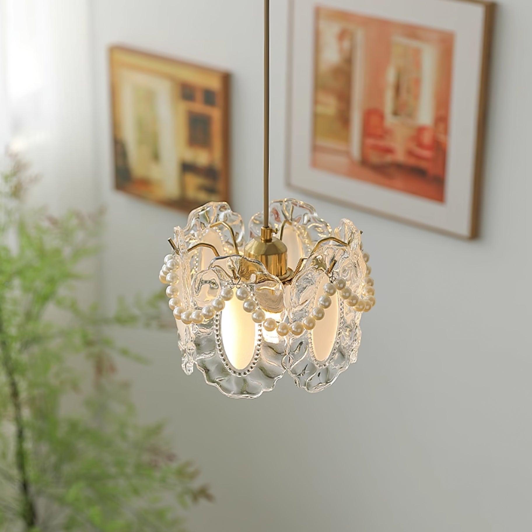 Elysia Pendelleuchte s Glas Perlen Dekoration-Letslighting