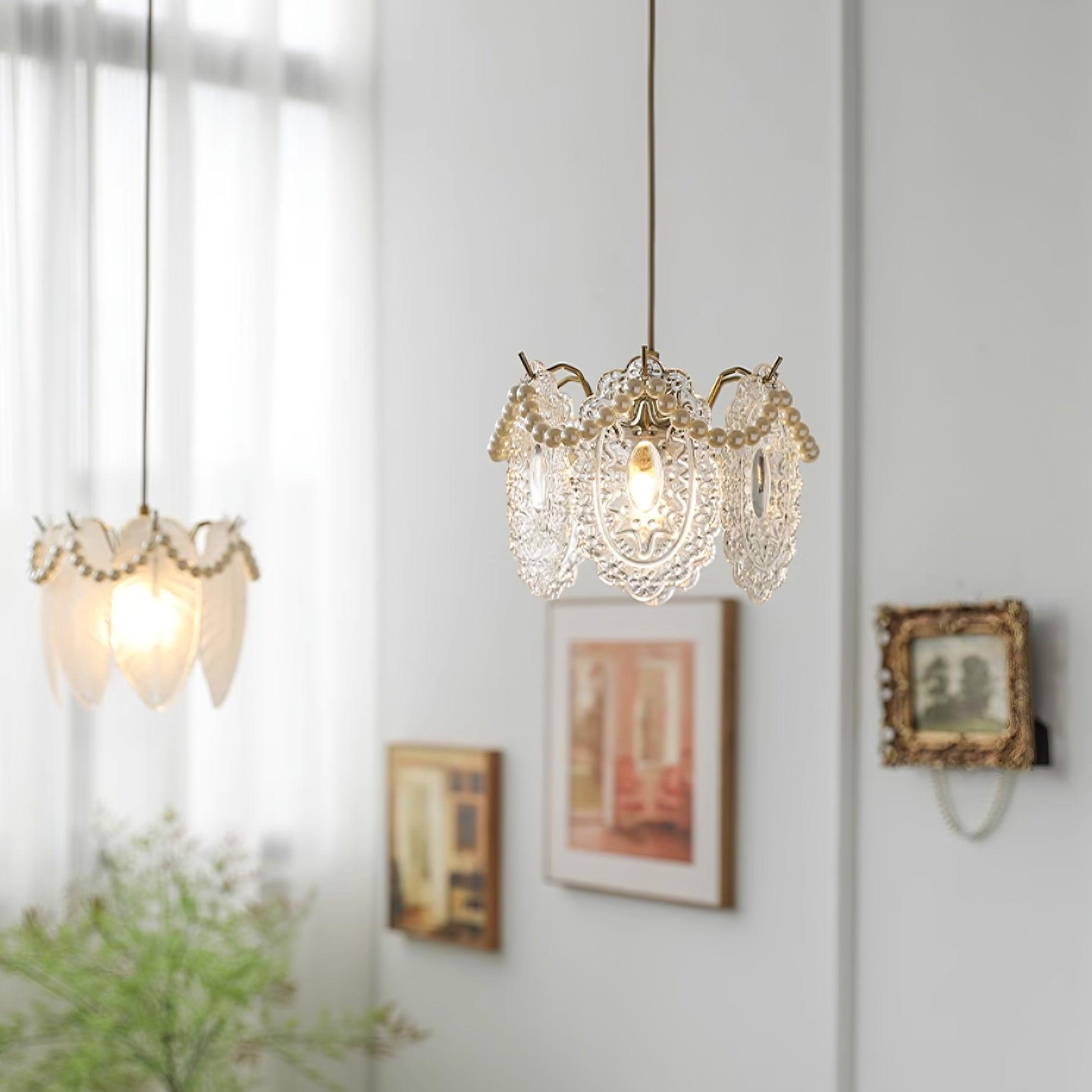 Elysia Pendelleuchte s Glas Perlen Dekoration-Letslighting