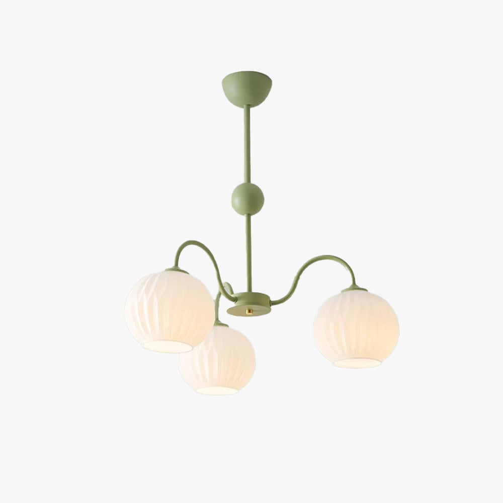 Tulip Kronleuchter mit Wellen-Glas-Letslighting