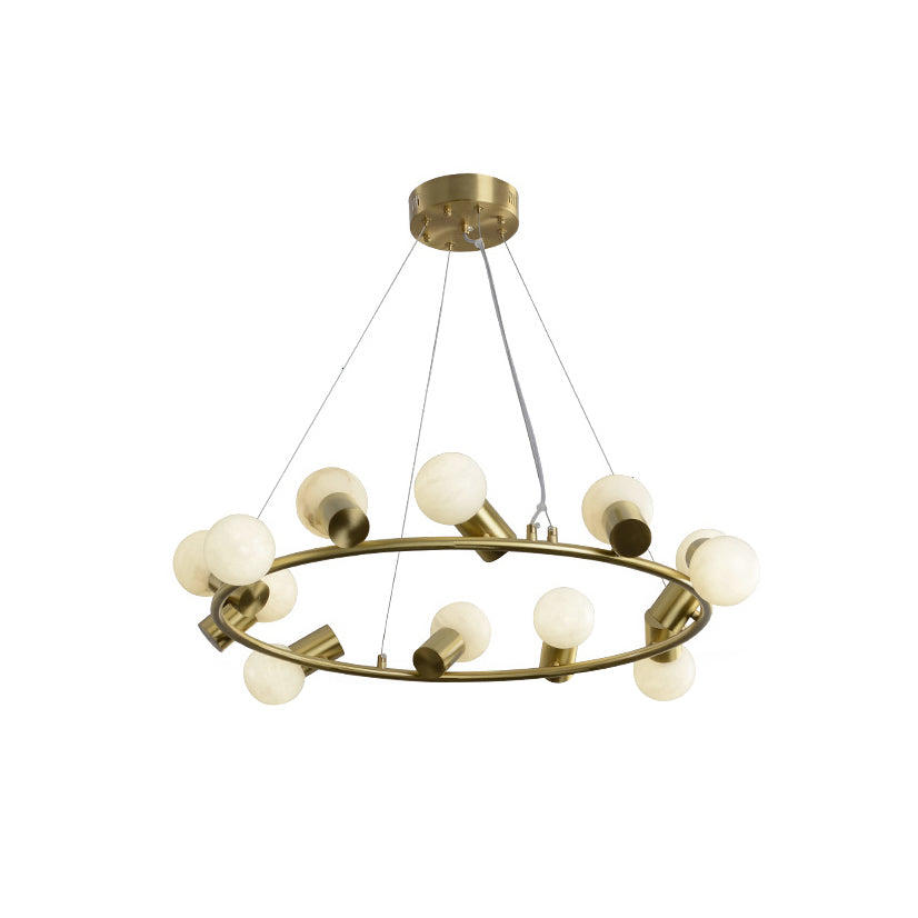 Nyphaiel Postmodern Luxury Alabaster Chandelier - Letslighting