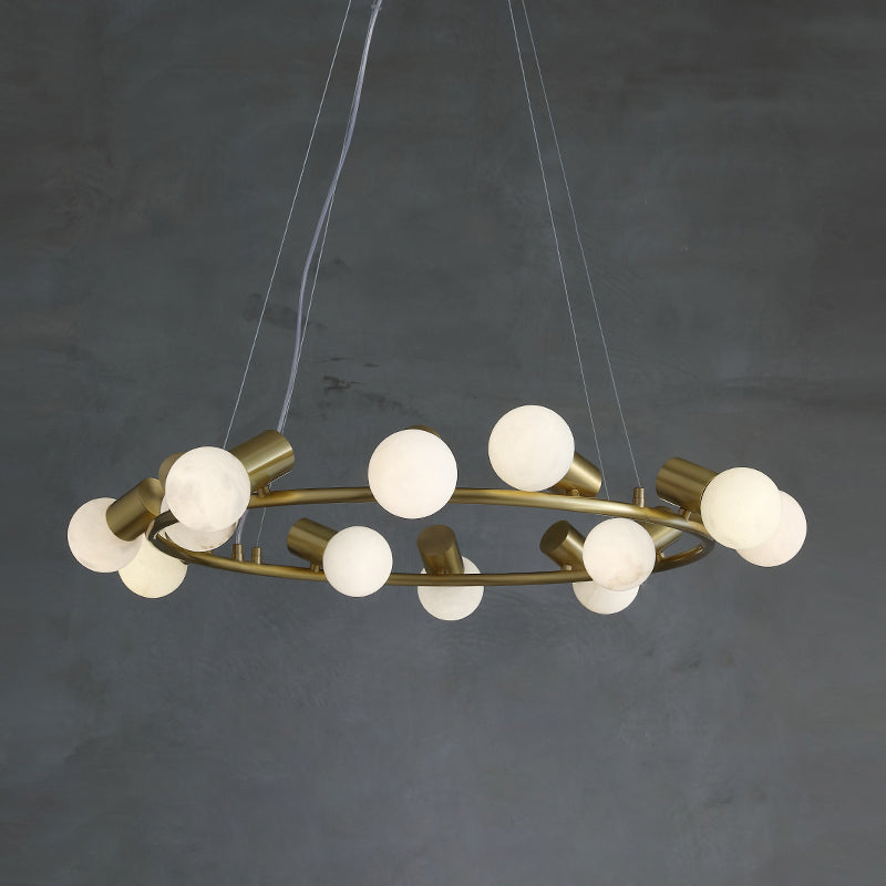 Nyphaiel Postmodern Luxury Alabaster Chandelier - Letslighting