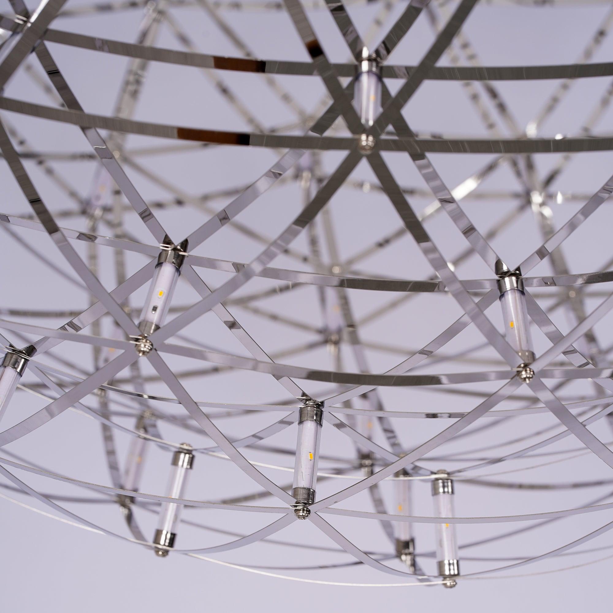 Silver Spark Ball Pendant Light - Blowlighting