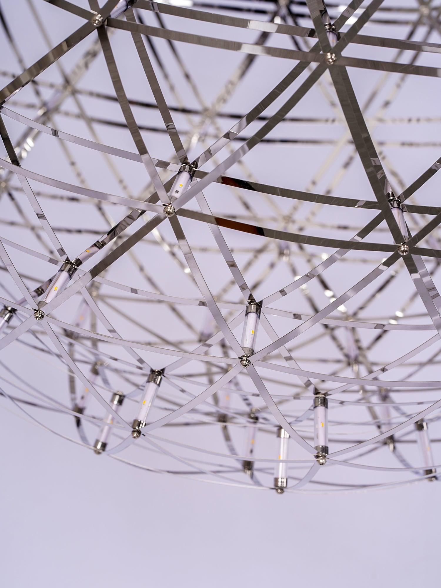 Silver Spark Ball Pendant Light - Blowlighting