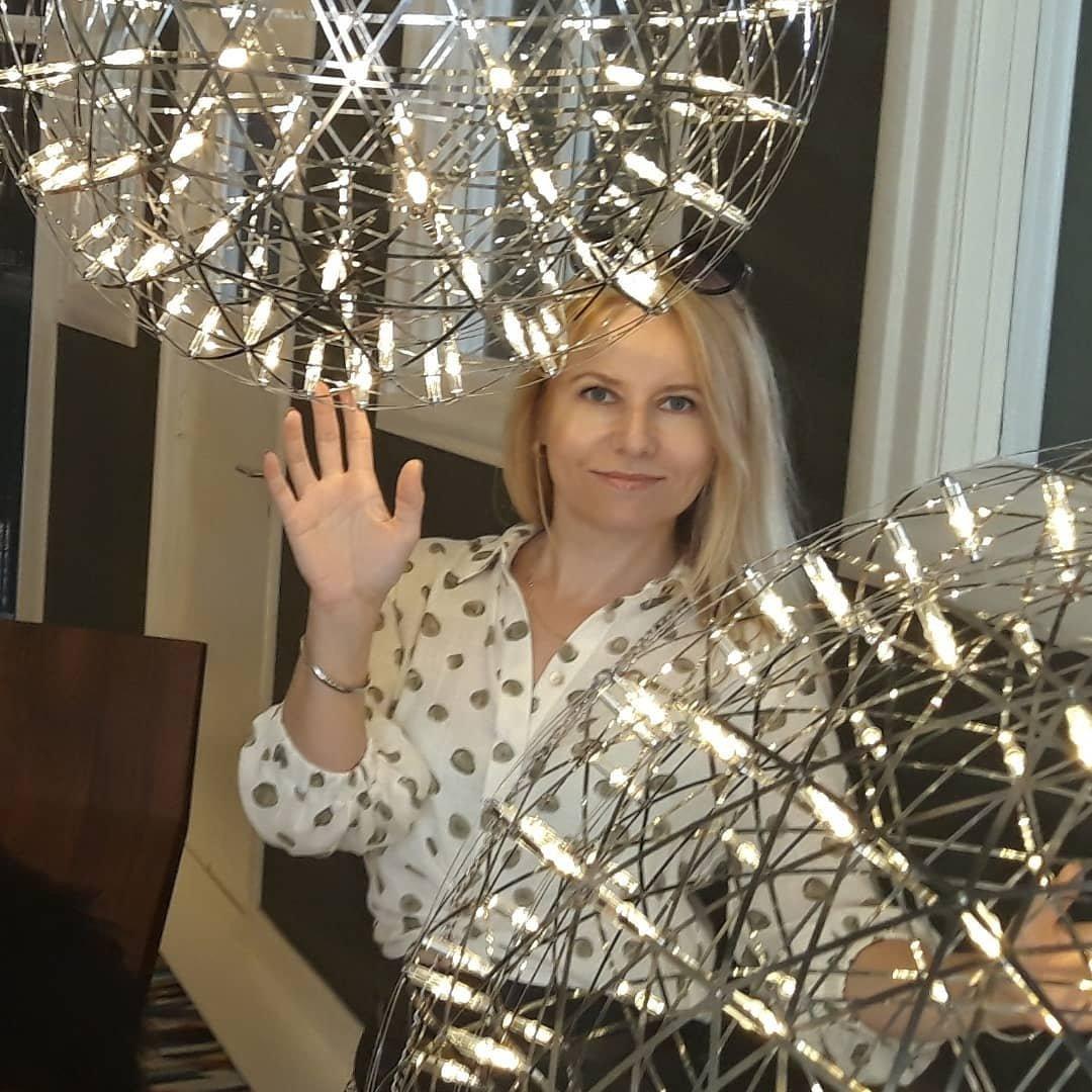 Silver Spark Ball Pendant Light - Blowlighting