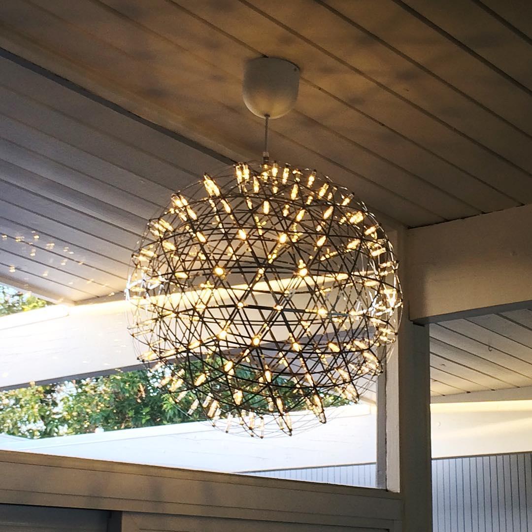 Silver Spark Ball Pendant Light - Blowlighting
