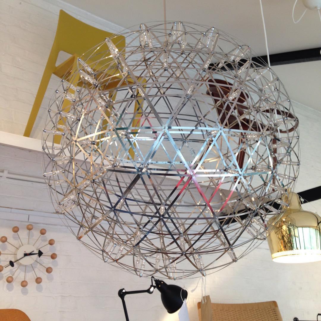 Silver Spark Ball Pendant Light - Blowlighting