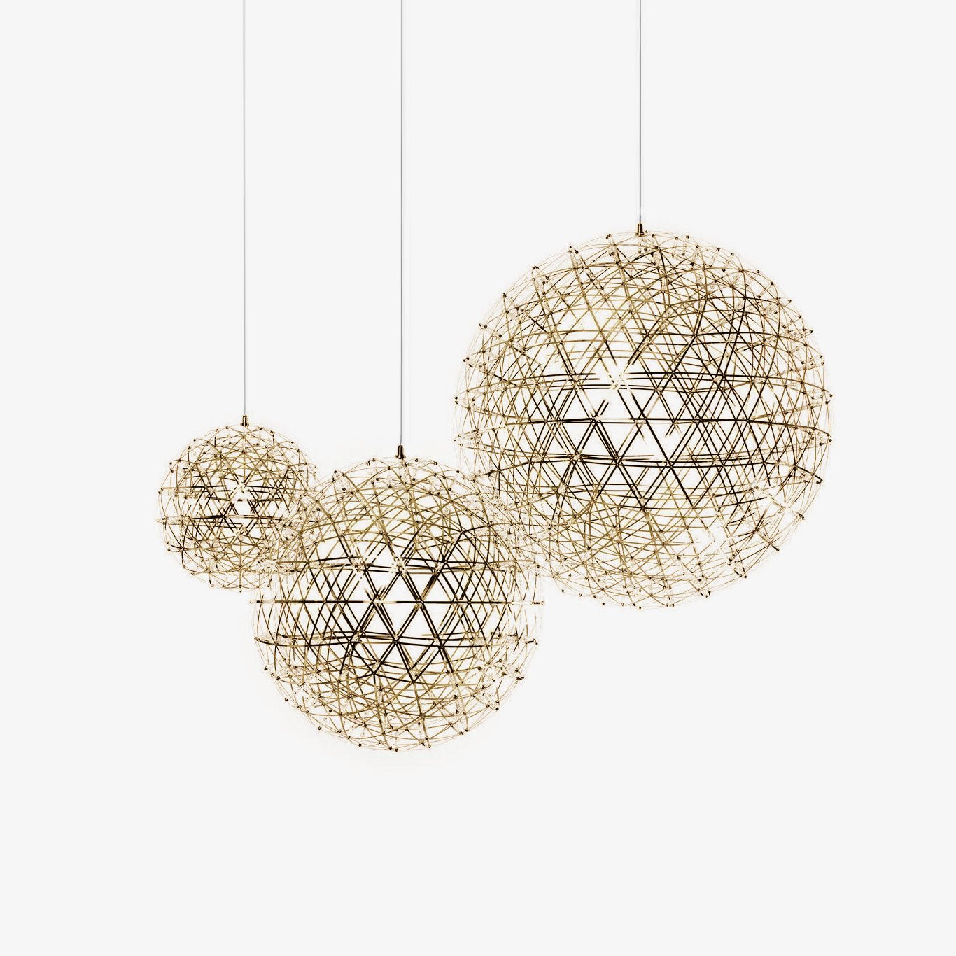 Gold Spark Ball Pendant Light - Blowlighting