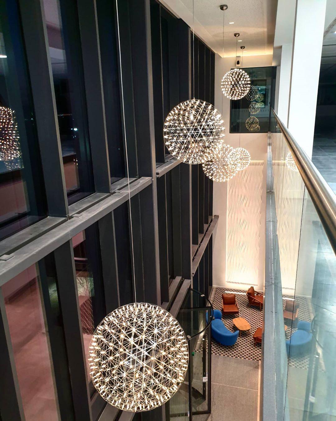 Silver Spark Ball Pendant Light - Blowlighting