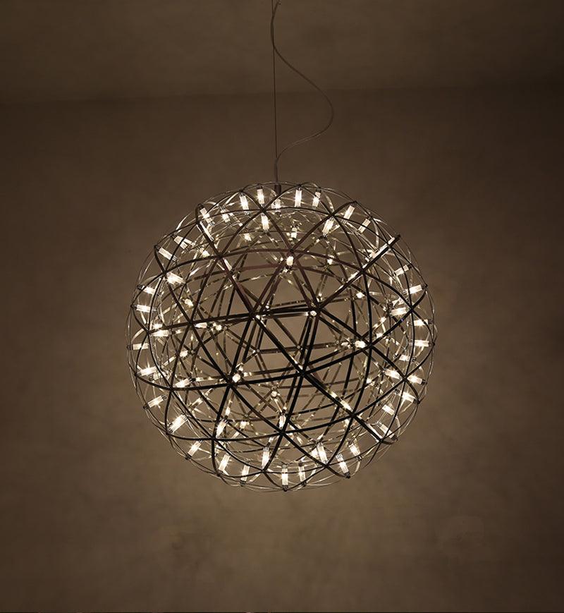 Silver Spark Ball Pendant Light - Blowlighting