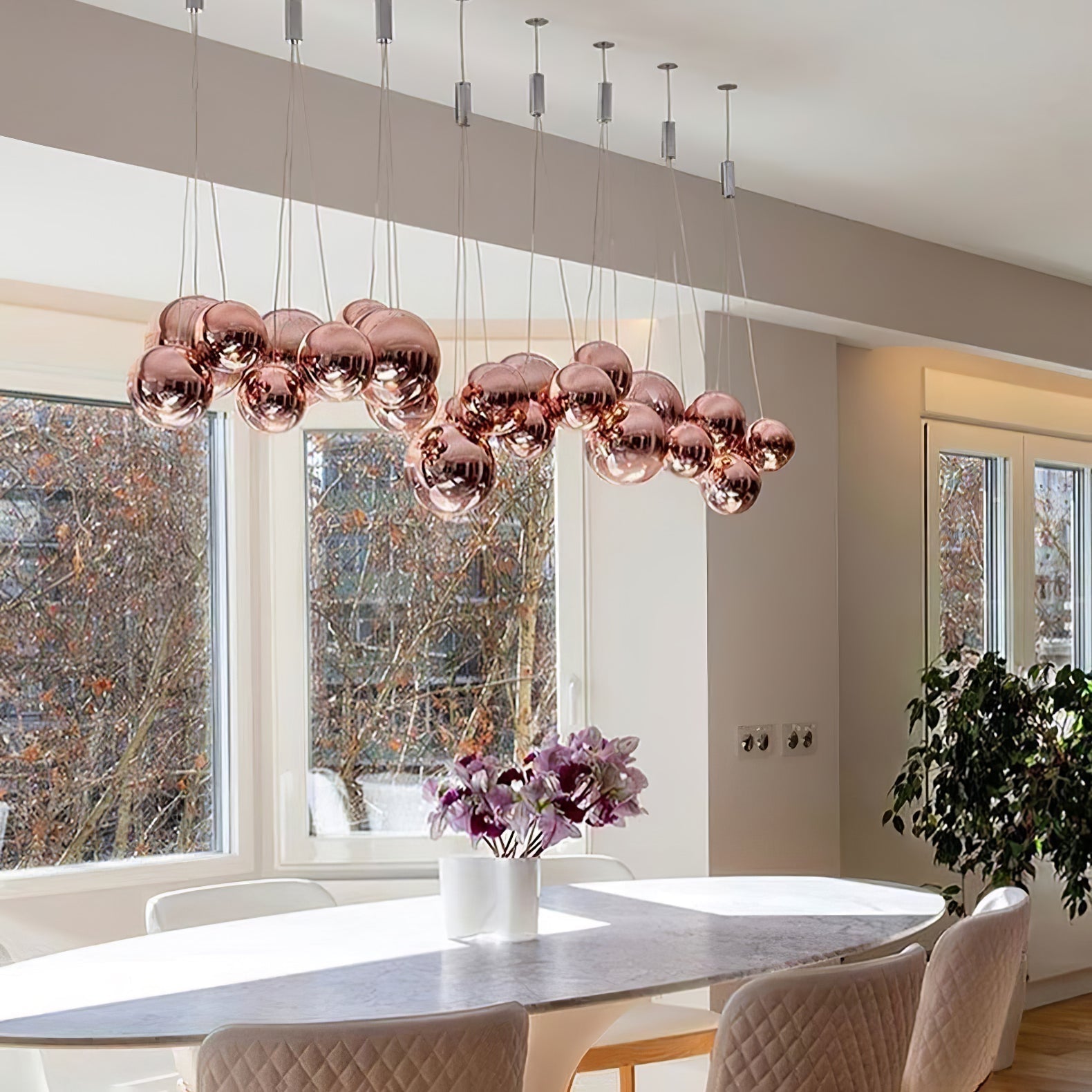 Thalirce Luxus-Pendelleuchte aus Glas-Letslighting