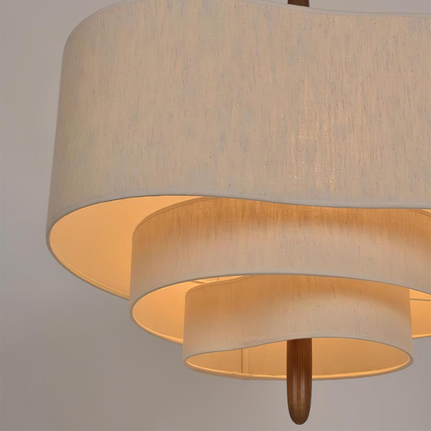 Ophel Pendelleuchte Grün Modern Geschichteter Stoffschirm-Letslighting