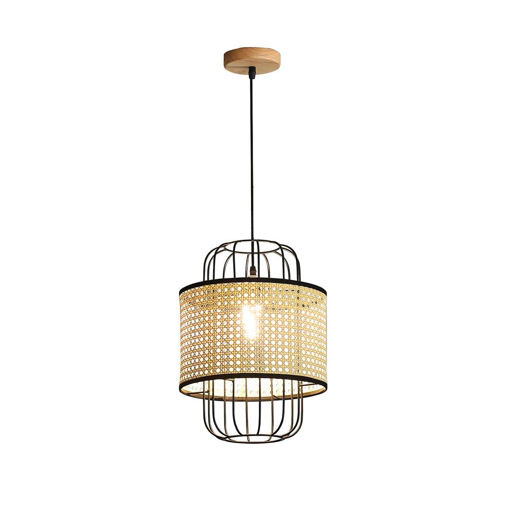 Evtheyra Premium Kunst Rattan Pendelleuchte-Letslighting