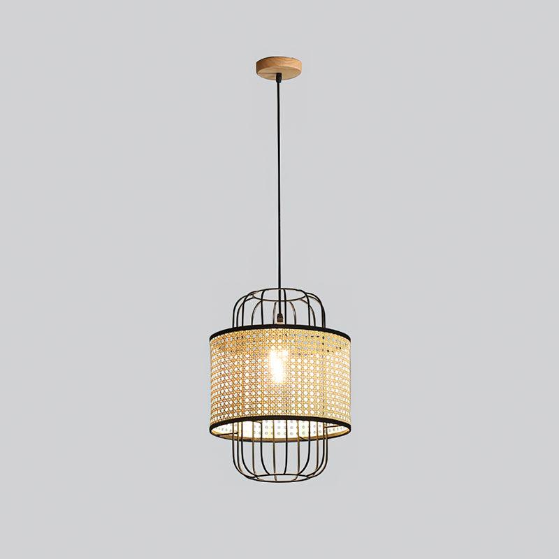 Evtheyra Premium Kunst Rattan Pendelleuchte-Letslighting