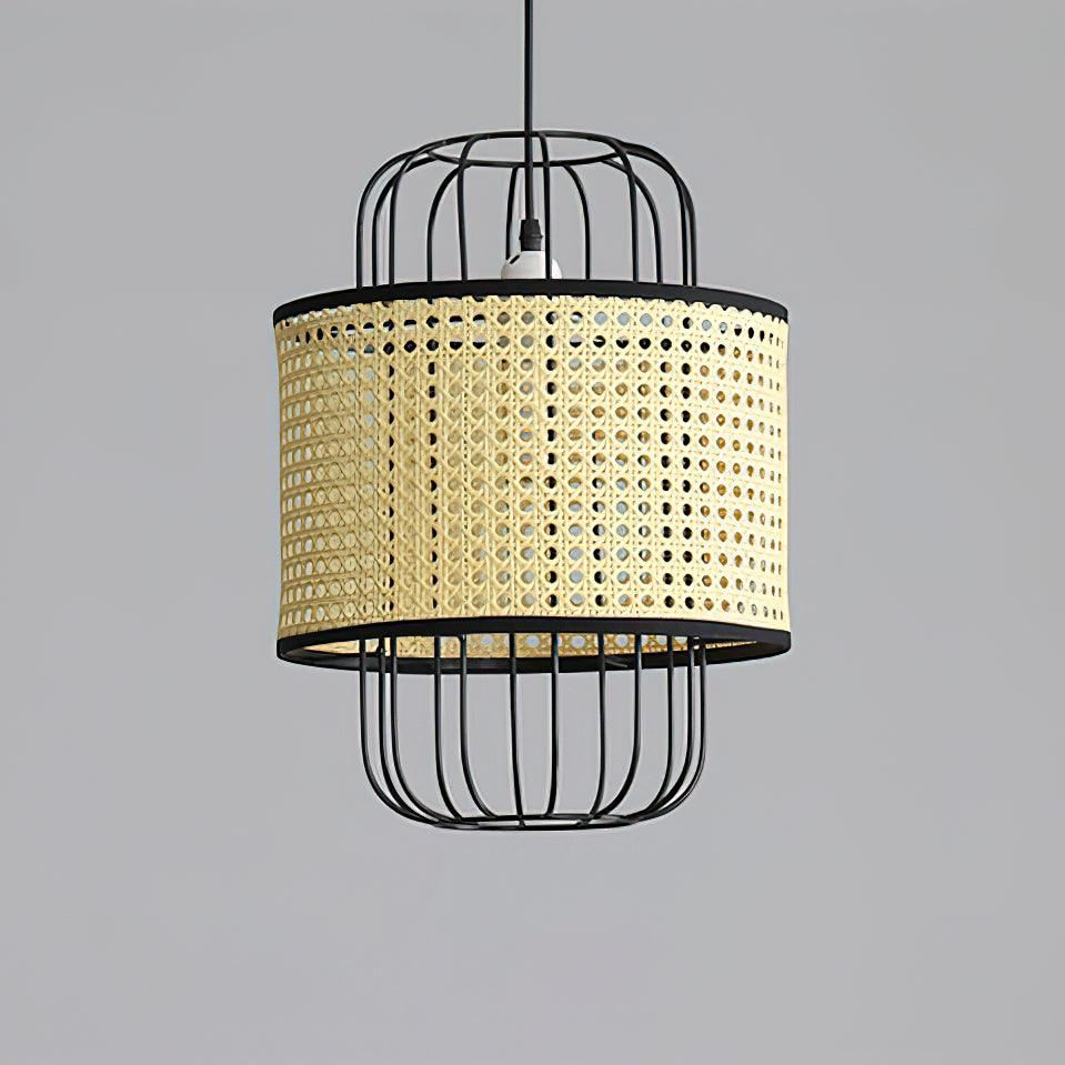 Evtheyra Premium Kunst Rattan Pendelleuchte-Letslighting