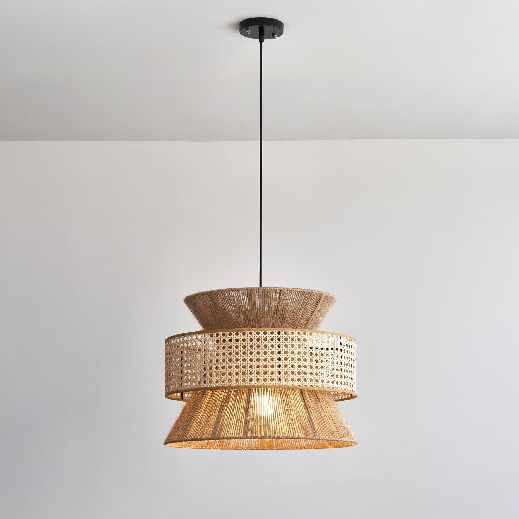 Aria Bohemian Bambus Pendelleuchte-Letslighting