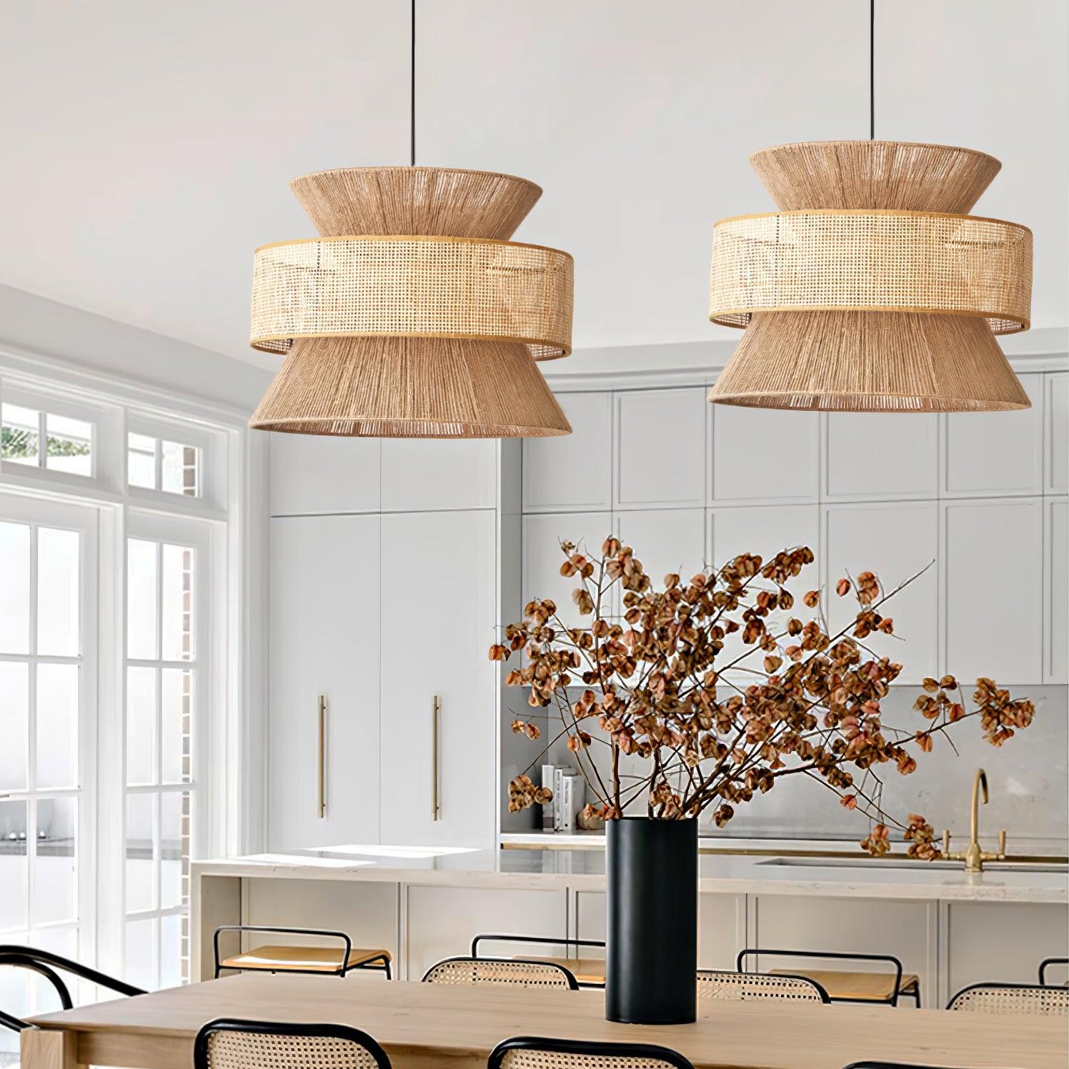 Aria Bohemian Bambus Pendelleuchte-Letslighting
