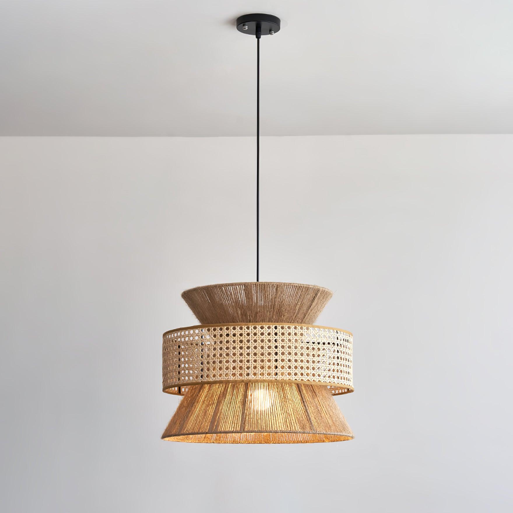 Aria Bohemian Bambus Pendelleuchte-Letslighting