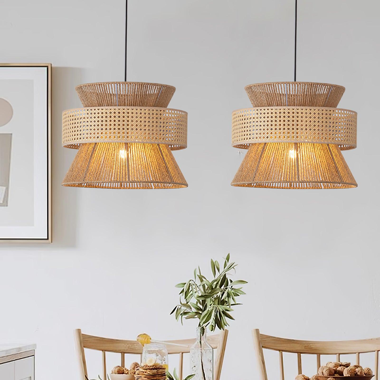 Aria Bohemian Bambus Pendelleuchte-Letslighting