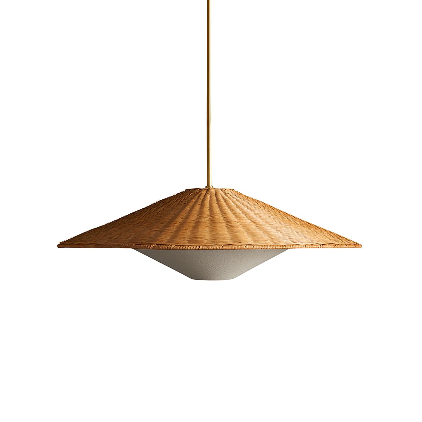 Elysiave Minimalistische Pendelleuchte aus Rattan-Letslighting