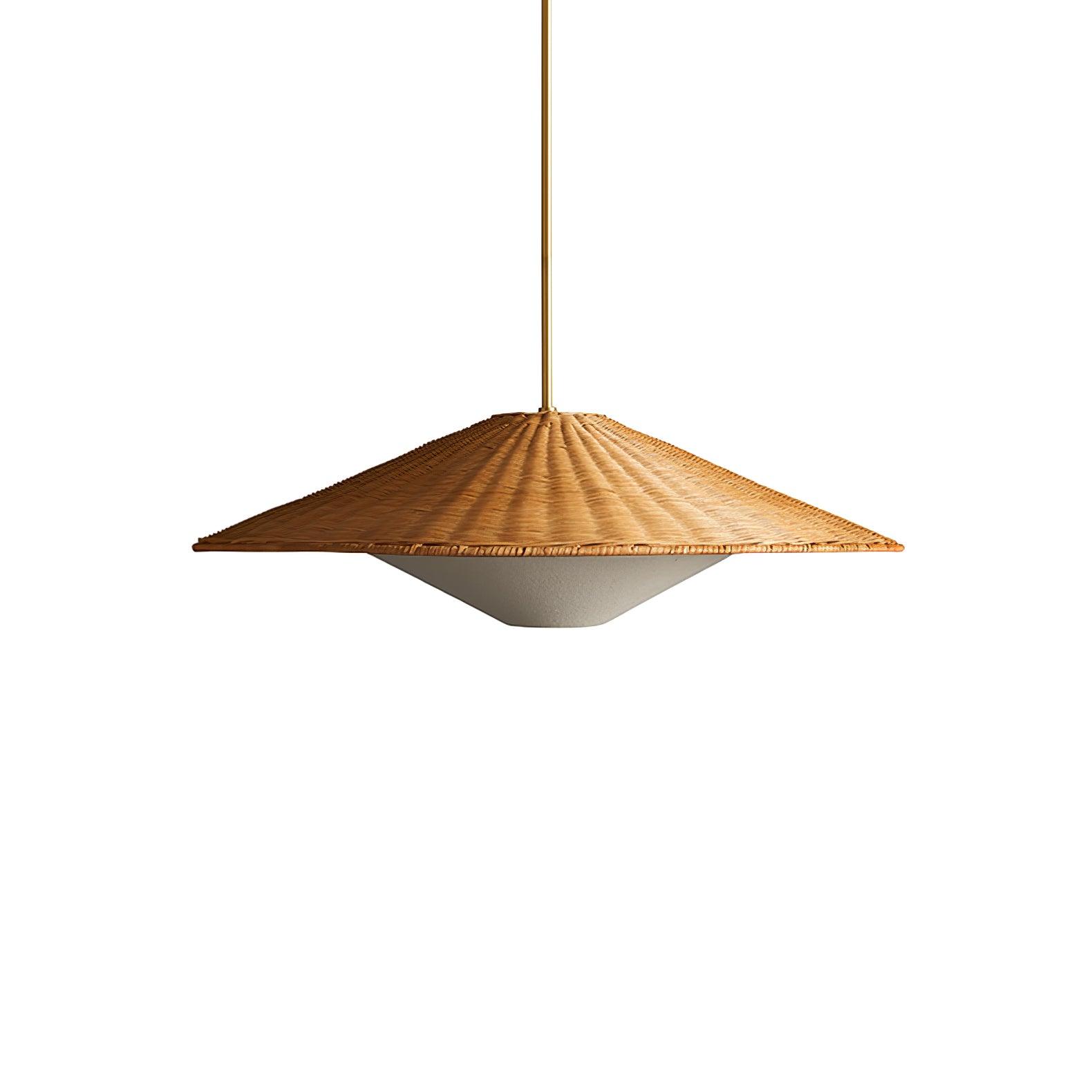 Elysiave Minimalistische Pendelleuchte aus Rattan-Letslighting